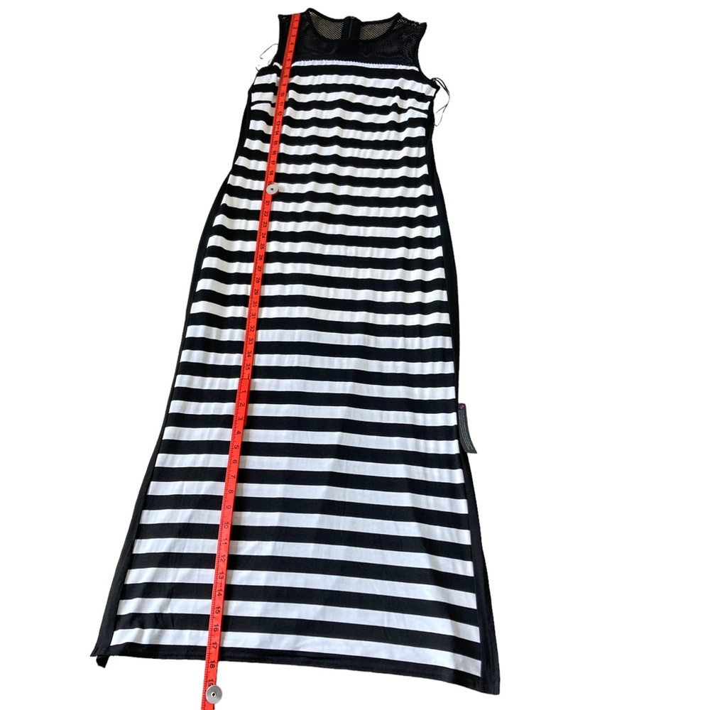 BNWT Roman Women's Black & White Stripe Maxi Dress UK Size 14 - Picture 13 of 14